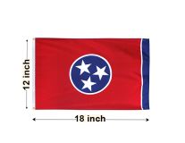 12"x18" Tennessee Nylon Outdoor Flag